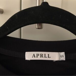 APRLL black long-sleeved top